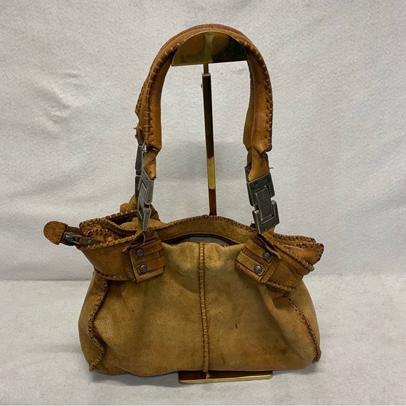 Diesel Vintage Archive Y2K Leather Shoulder Bag